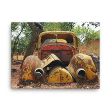 Baloo Yellow Car Canvas Print