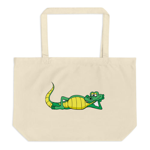 Brothers Crocodiles Large Organic Tote Bag