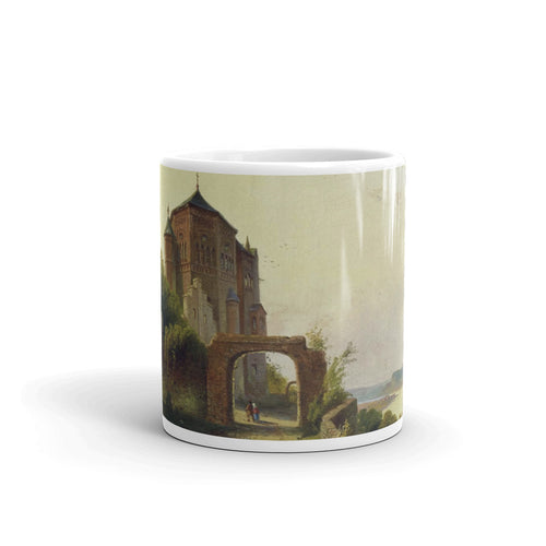 In front of Rheineckbei Castle Bad Breisig Classic Art Mug