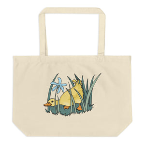 Ducky Duck Large Organic Tote Bag