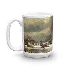 Andreas Schelfhout - Nederlandse landschap met figuren Classic Art Mug