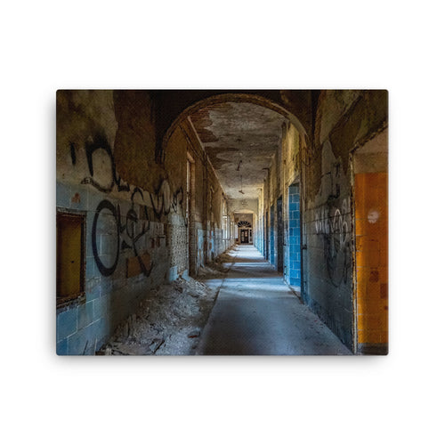 Lost Corridor Canvas Print