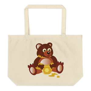 Teddy Bears Large Organic Tote Bag