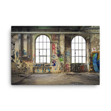 Graffitti Architecture Canvas Print