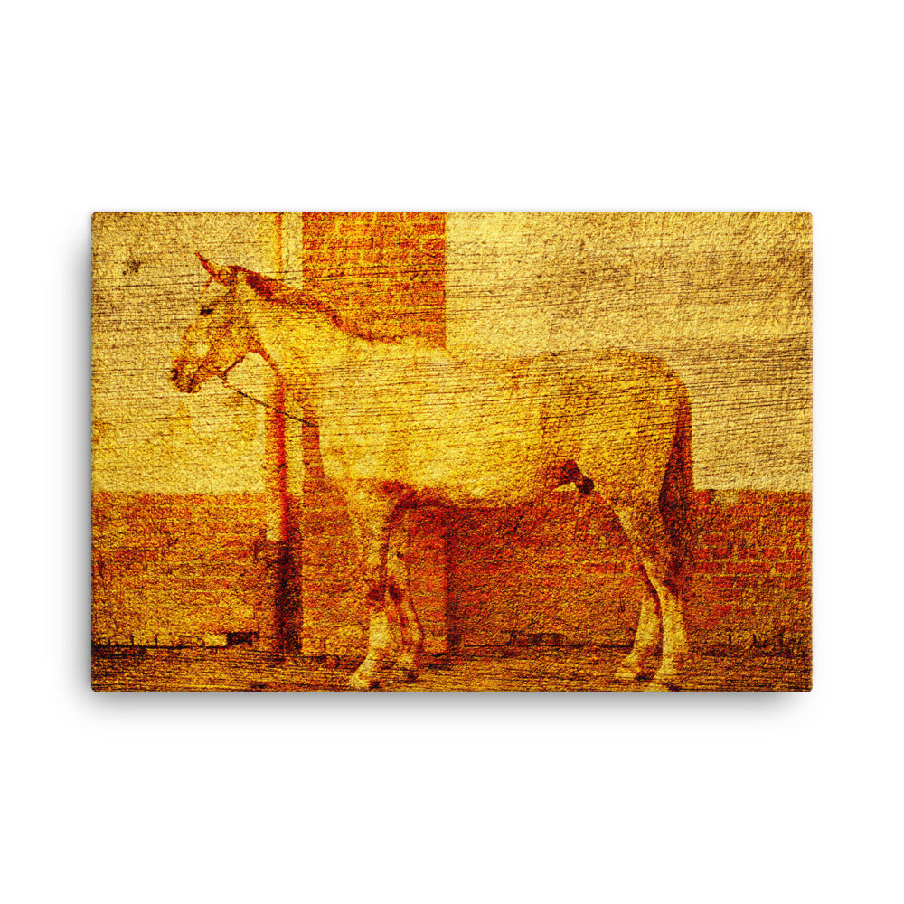 Panic Recipe Horse Art Canvas