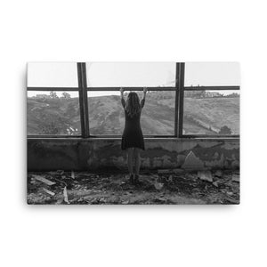 Panoramic Girl Canvas Print