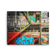 Old Mill Graffiti  Canvas Print