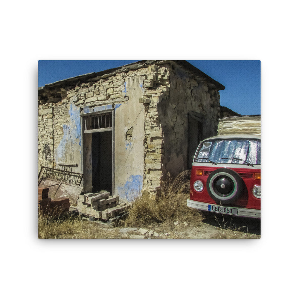 Wolksvaggen Old Youth Canvas Print