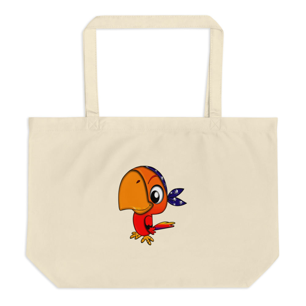 Pirate Papagal Large Organic Tote Bag