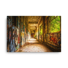 Spring Old Mansion Canvas Print