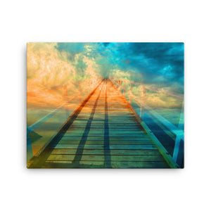 Dock To Heaven Digital Art Canvas