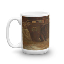 Anton Doll - Winter Amusements with a Town in the background Classic Art Mug