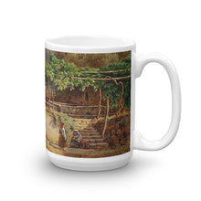 Anders Christian Lunde - Italiensk landskab med en landsby på en bjergtop Classic Art Mug