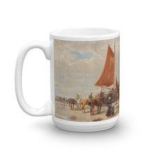 Désiré Thomassin - Fishermen on the Beach Classic Art Mug