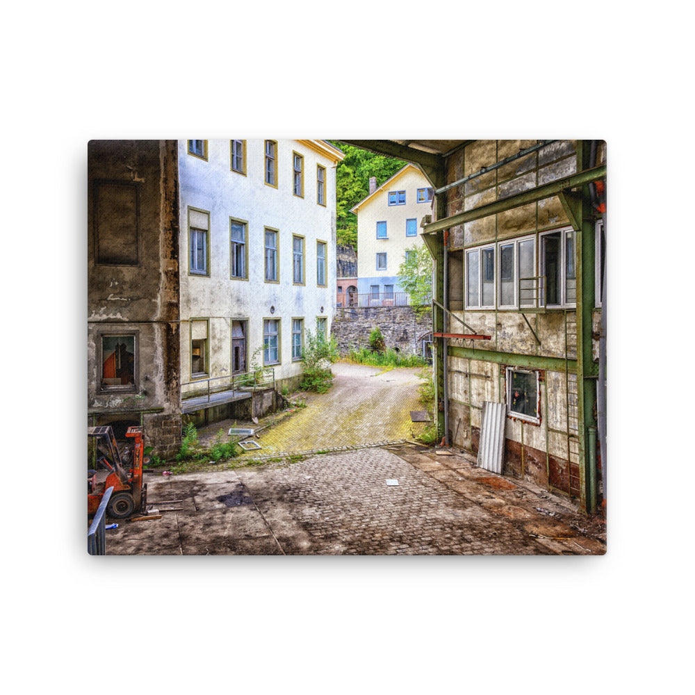 Old Asylum Town Canvas Print