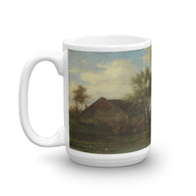Alexander Josef Daiwaille - Bauernhaus mit Kühen und Schafen Classic Art Mug