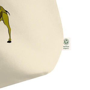 Camel Race Large Organic Tote Bag