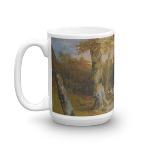 Carl Blechen - Wald mit kleinem Weiher Classic Art Mug