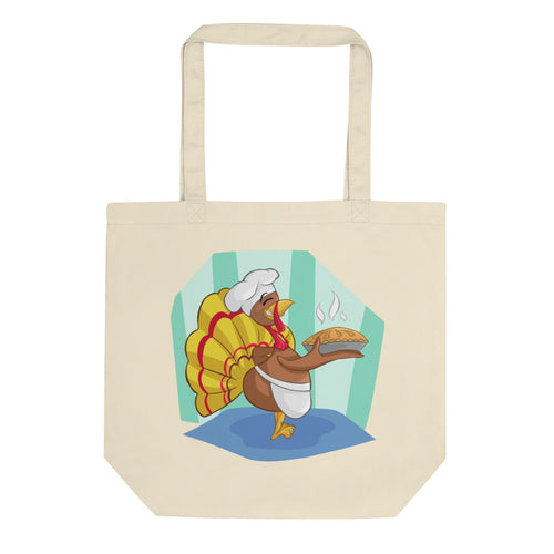 Rooster And Turkey Eco Tote Bag