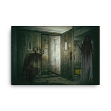 Creepy House Canvas Print