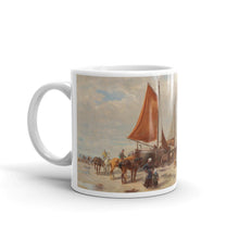 Désiré Thomassin - Fishermen on the Beach Classic Art Mug