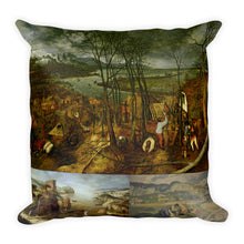 Landschaft mit der Flucht nach Ägypten Premium Pillow